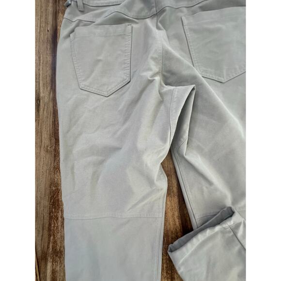 Lululemon Men's Seal Gray ABC Classic-Fit 5 Pocket Utilitech Pants Size 34 - Picture 10 of 11
